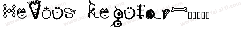 HeVous Regular字体转换
